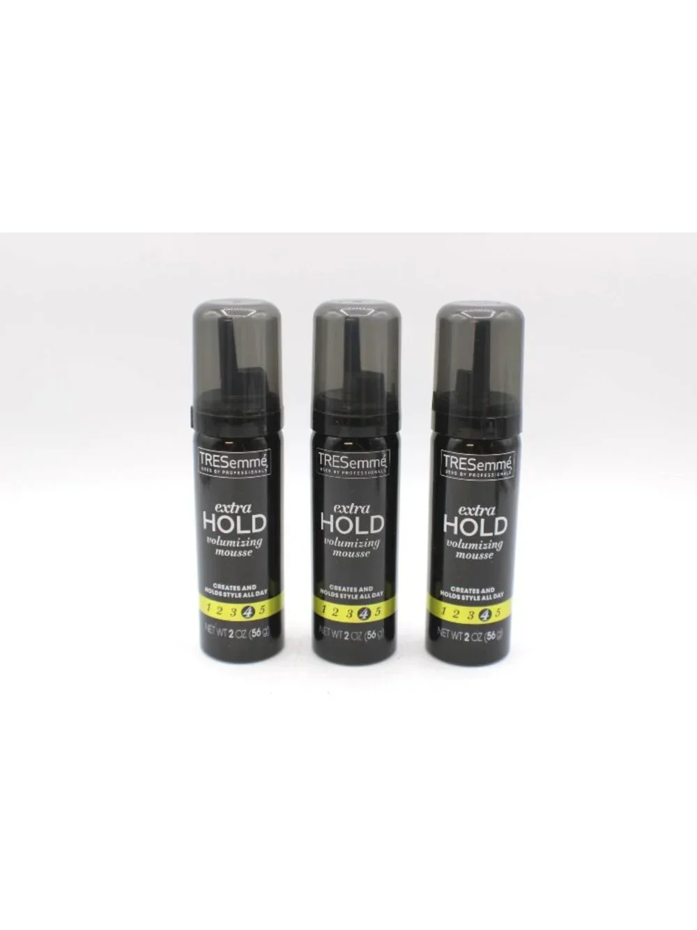 NEW Set Of 3 TRESemmé Extra Hold Volumizing Styling Mousse 2oz Level 4 Hold